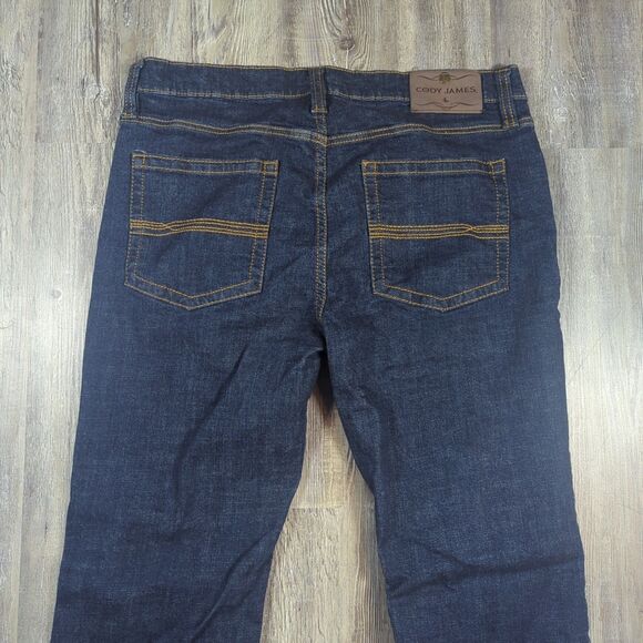 Cody James Jeans Men’s 36x34 Blue Dark Wash Slim Straight Leg Low Rise Denim - Picture 11 of 13